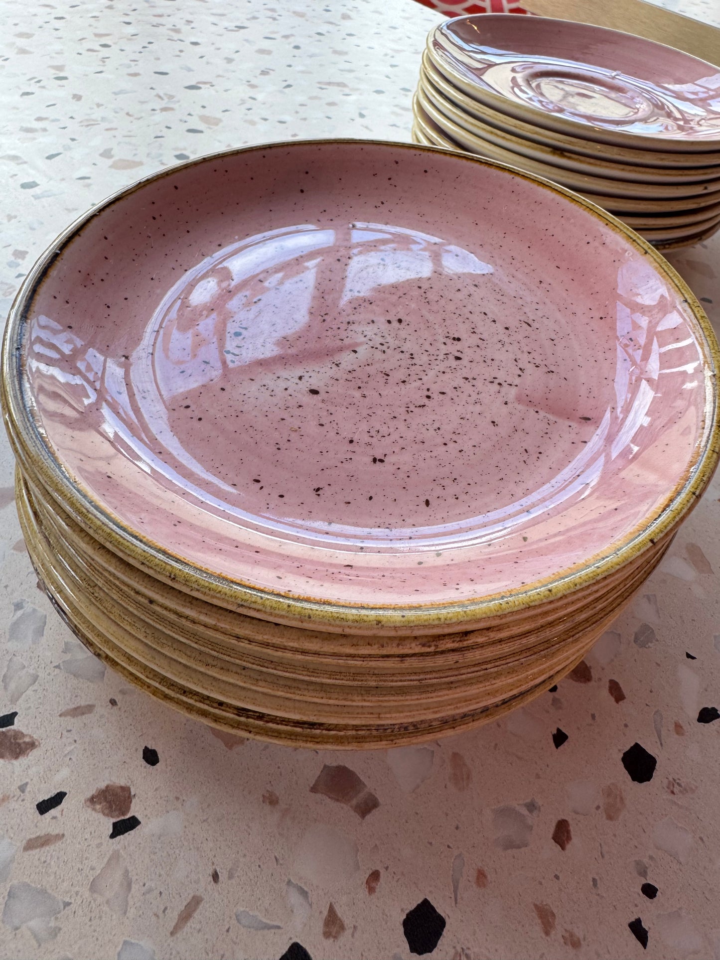 4 x Churchill Petal Pink Side Plates
