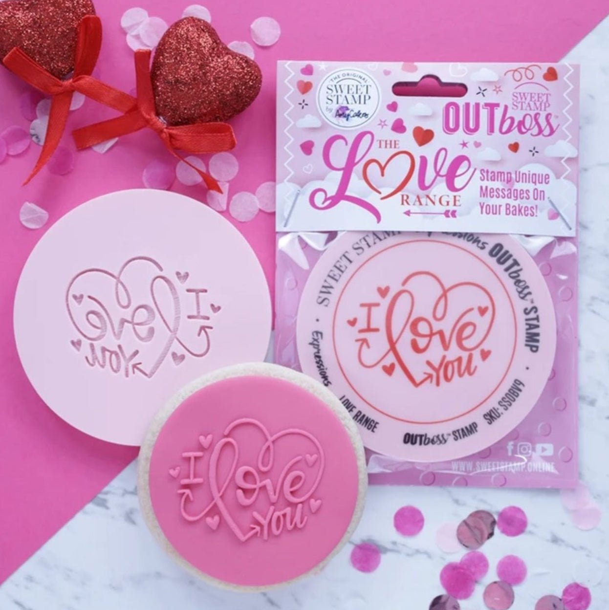 Sweet Stamp - OutBoss - I love you heart