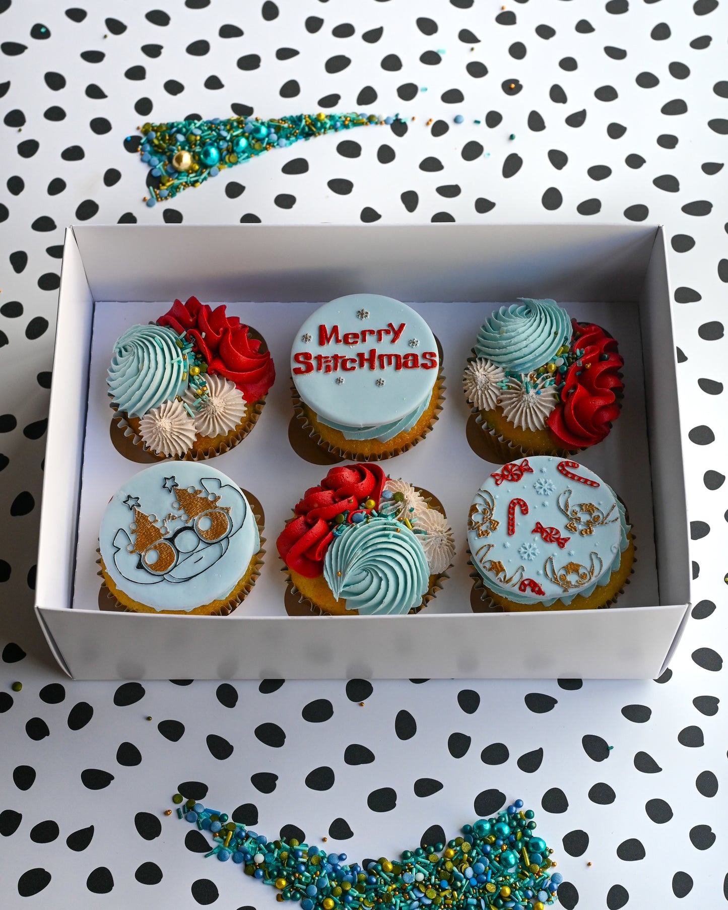 Stitch Cupcakes - Bespoke Box of 6 or 12