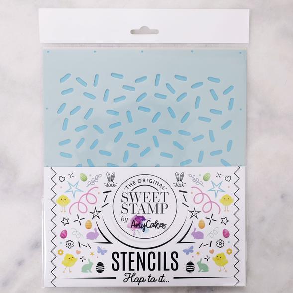Sweet Stamp - Stencil - Sprinkles Pattern