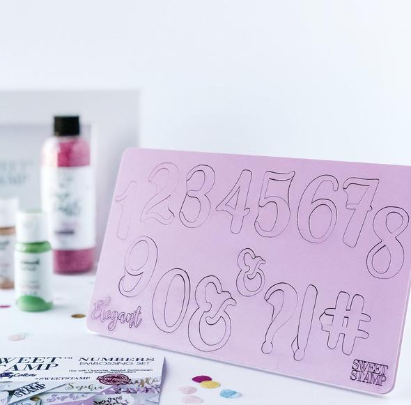 Sweet Stamp - Elegant Numbers Set