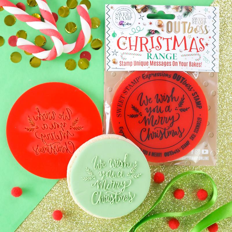 Sweet Stamp - Out Boss - We Wish you a Merry Christmas