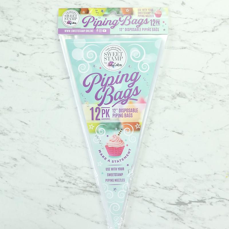 Sweet Stamp Piping Bags - Pack of 12