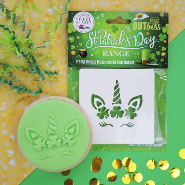 Sweet Stamp - Out Boss - Shamrock Unicorn