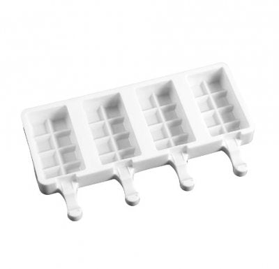 Chocolate Bar Rectangle Cakesickle Ice Cream Mould - 4 Cavity