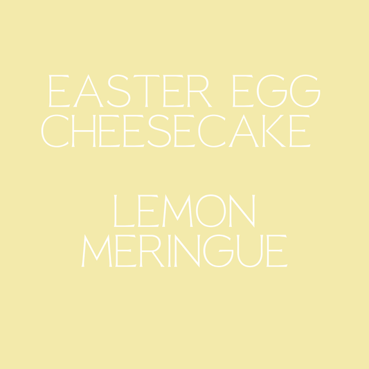 Easter Egg Cheesecake - Lemon Meringue