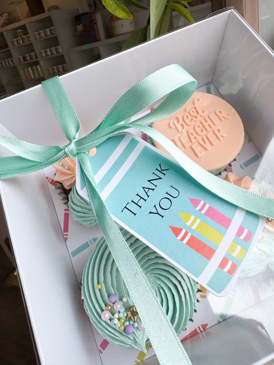 AVAILABLE IN STORE - Thank You Cupcakes - Box of 4