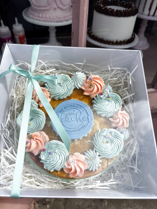 AVAILABLE IN STORE - Teacher Thank You Cupcakes - Giant Thank You Cookie