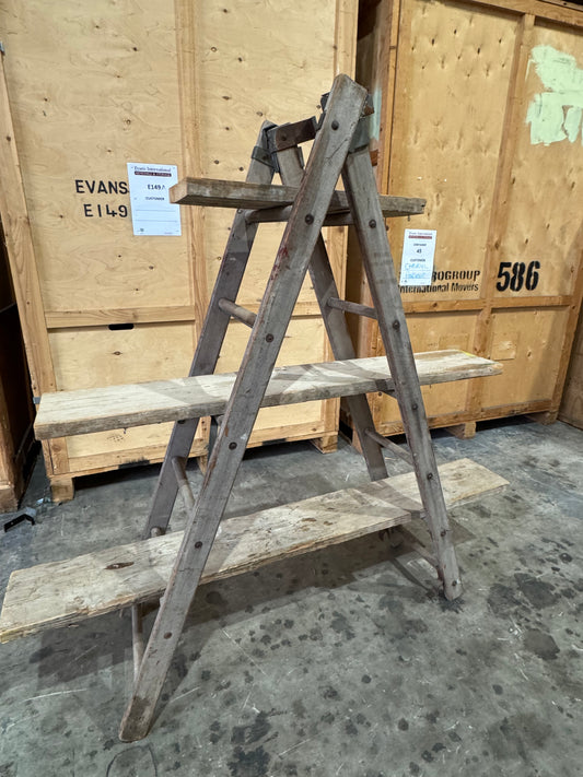Rustic Wooden Display Ladder
