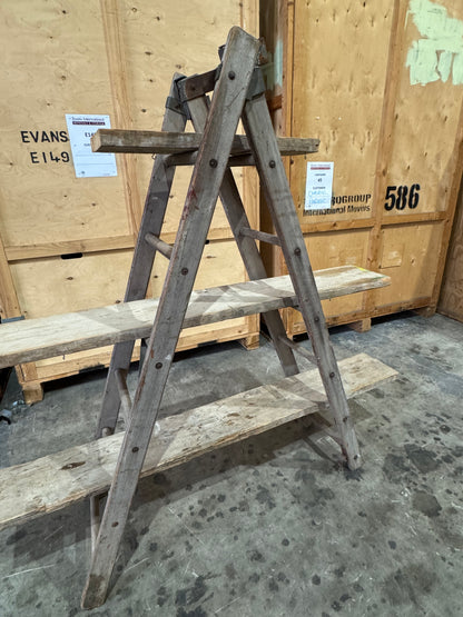 Rustic Wooden Display Ladder